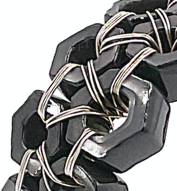 Coal Black Cuff Bracelet